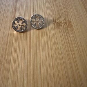 Unbranded Fashion Silver Logo Stud Earrings